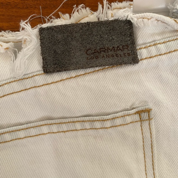 LF CARMAR Jean White Distressed Skirt - Picture 9 of 10